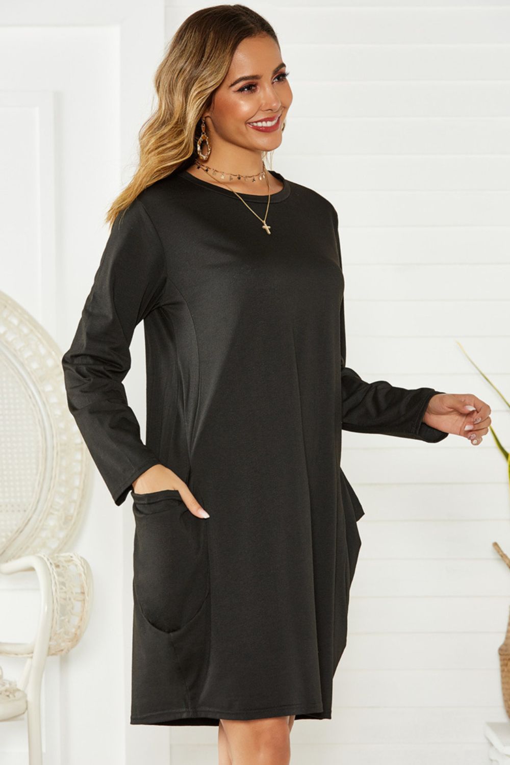 NL Round Neck Dress