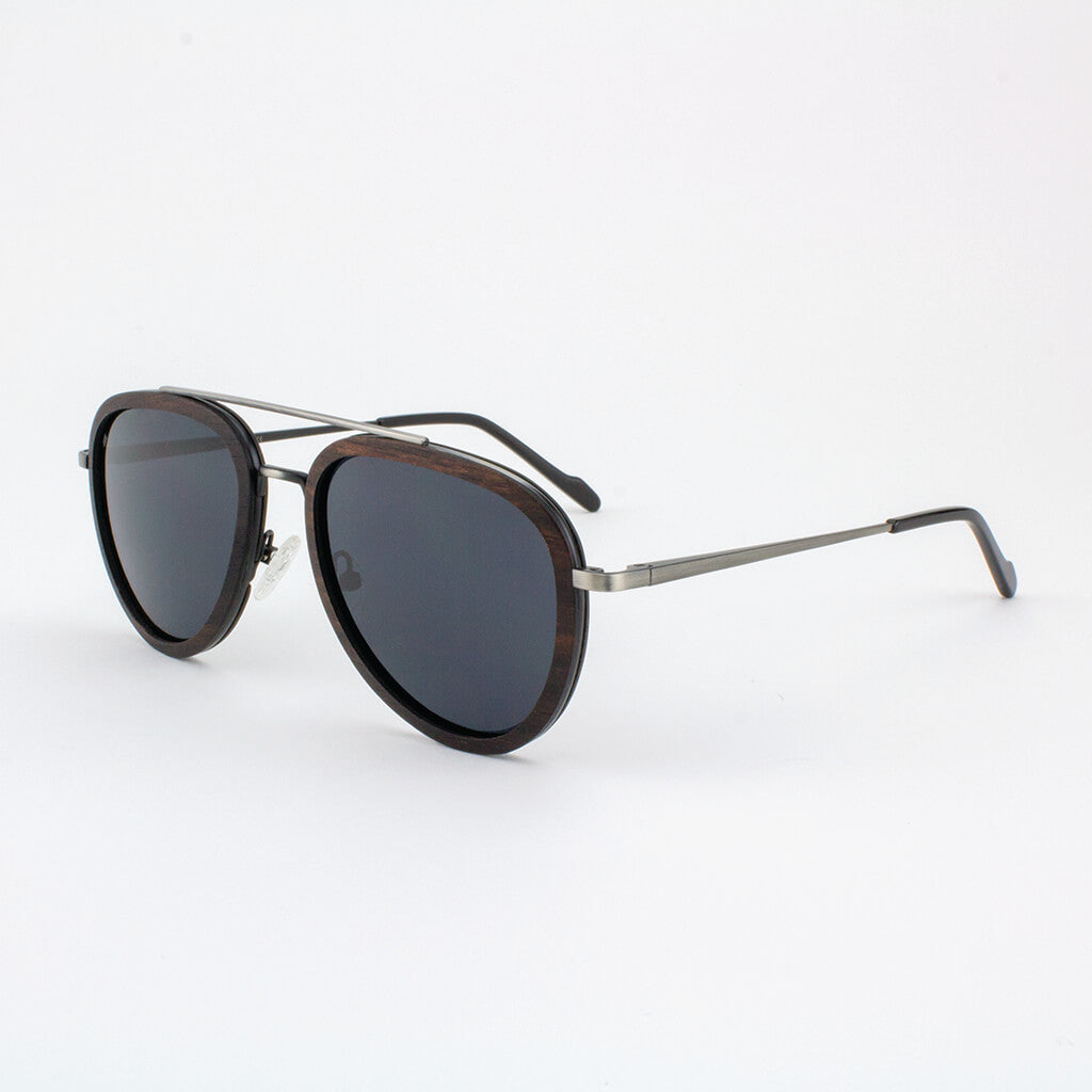 NL Metal & Wood Sunglasses