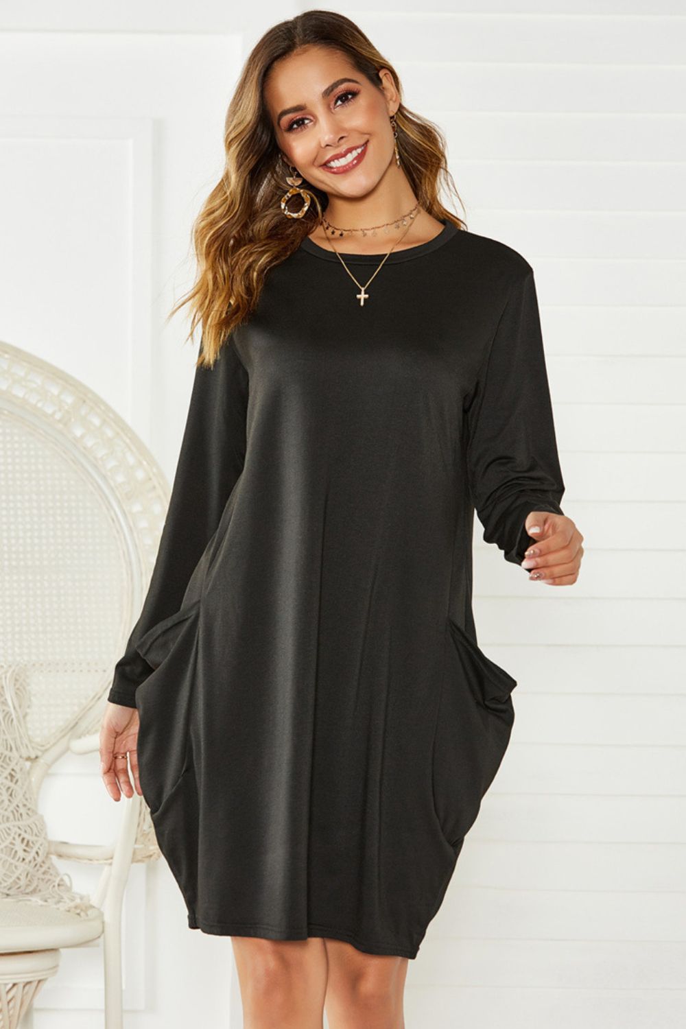 NL Round Neck Dress