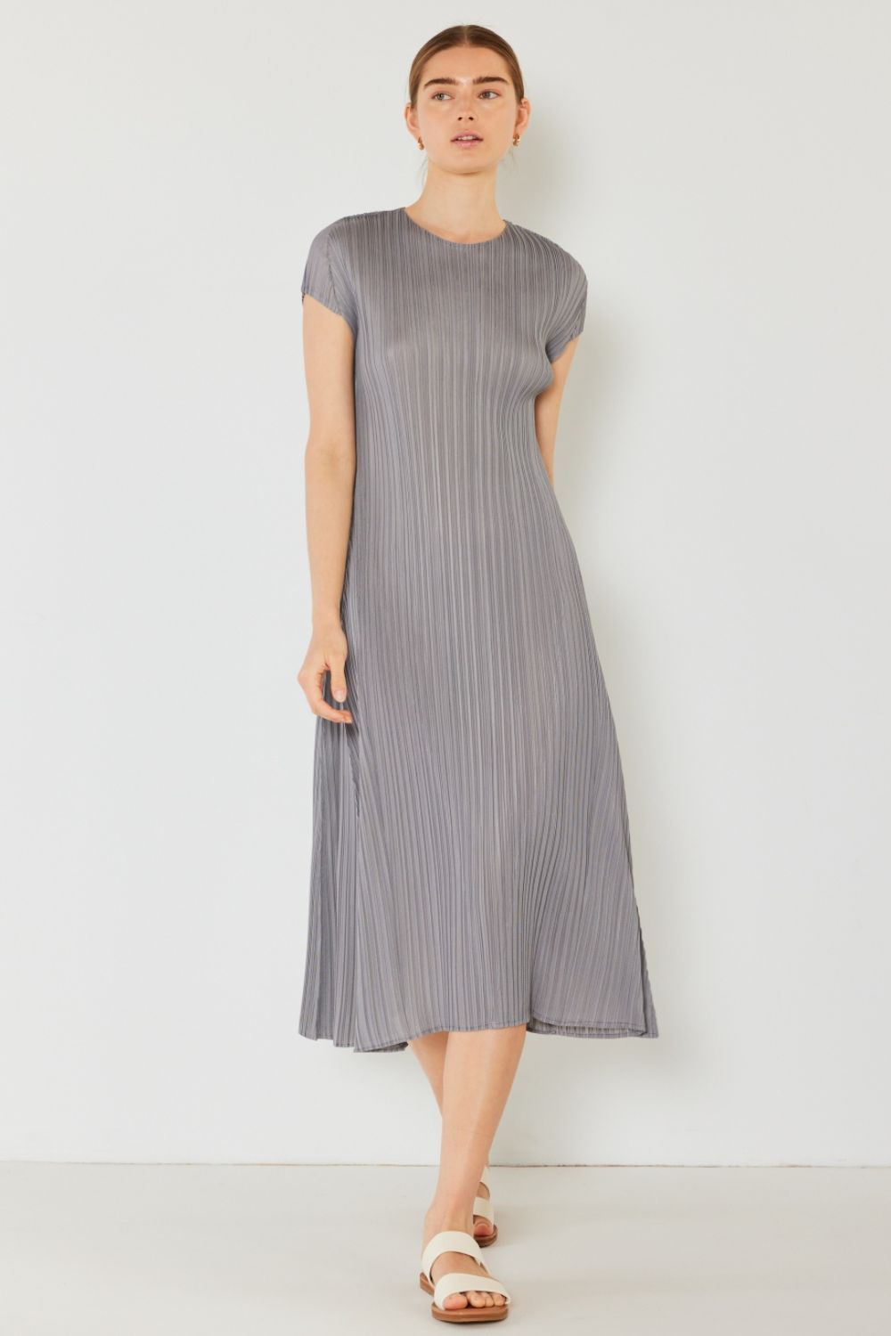 NL Pleated A-Line Dress