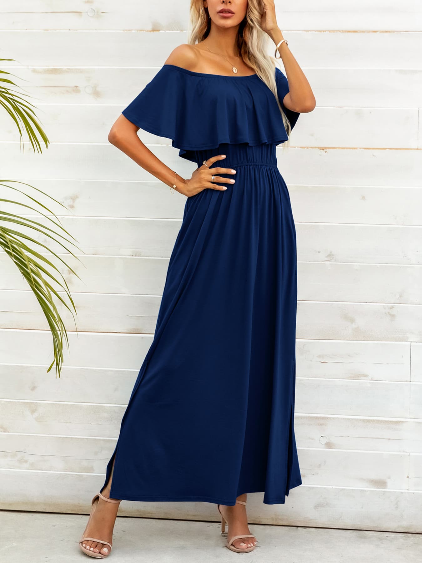 NL Off-Shoulder Maxi Dress