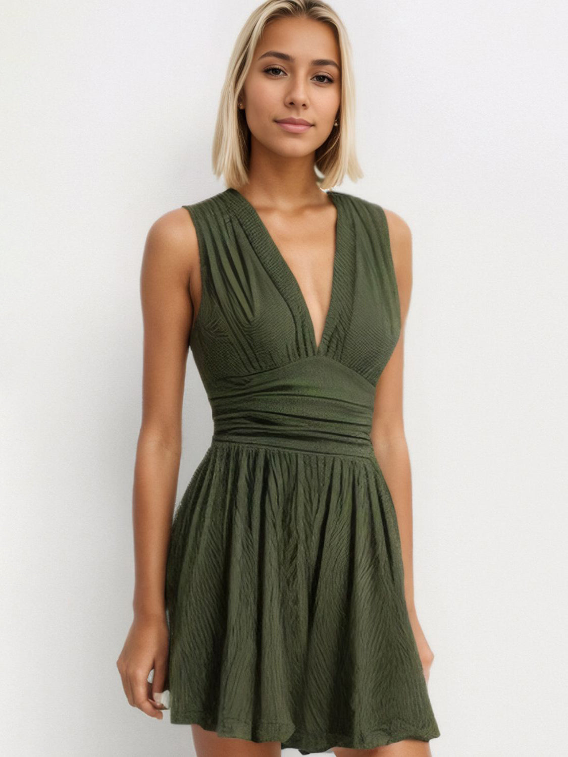 NL Pillar Ruched Dress