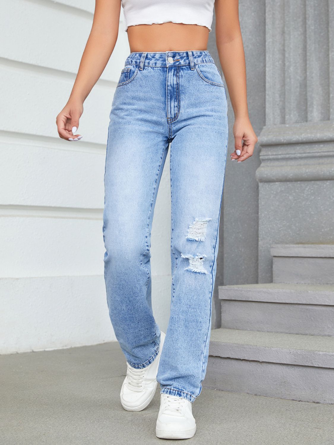 NL Distressed Jeans