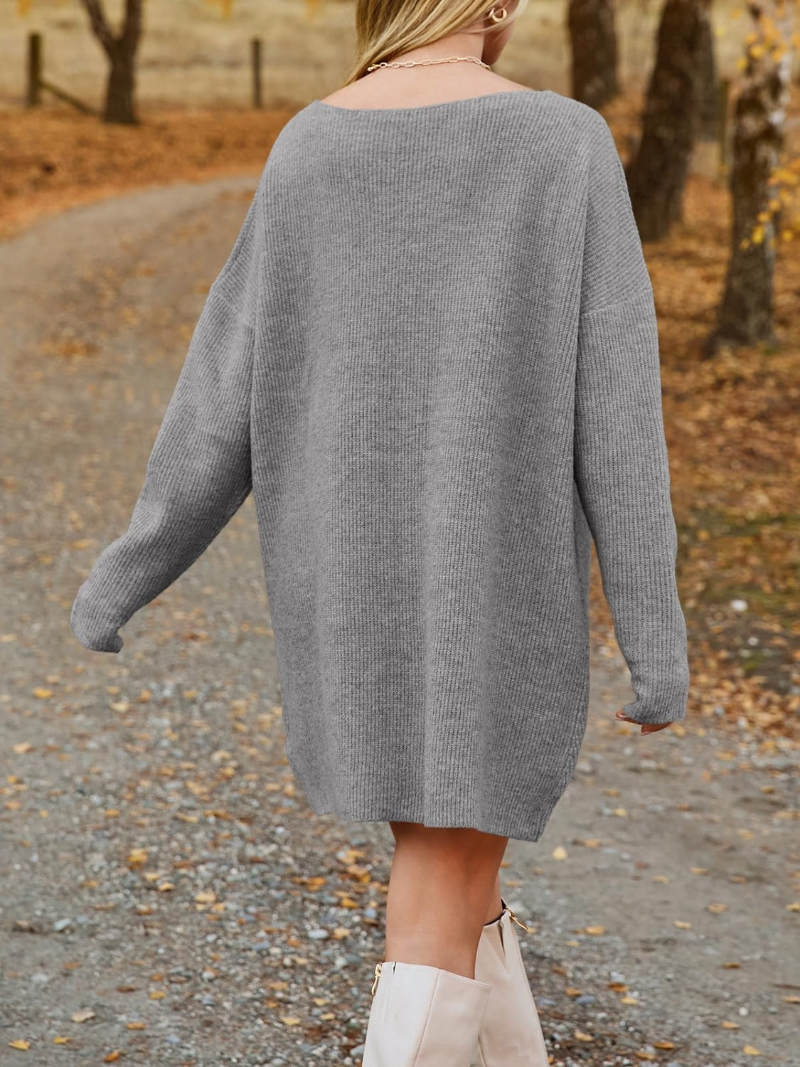 NL V-Sweater Dress