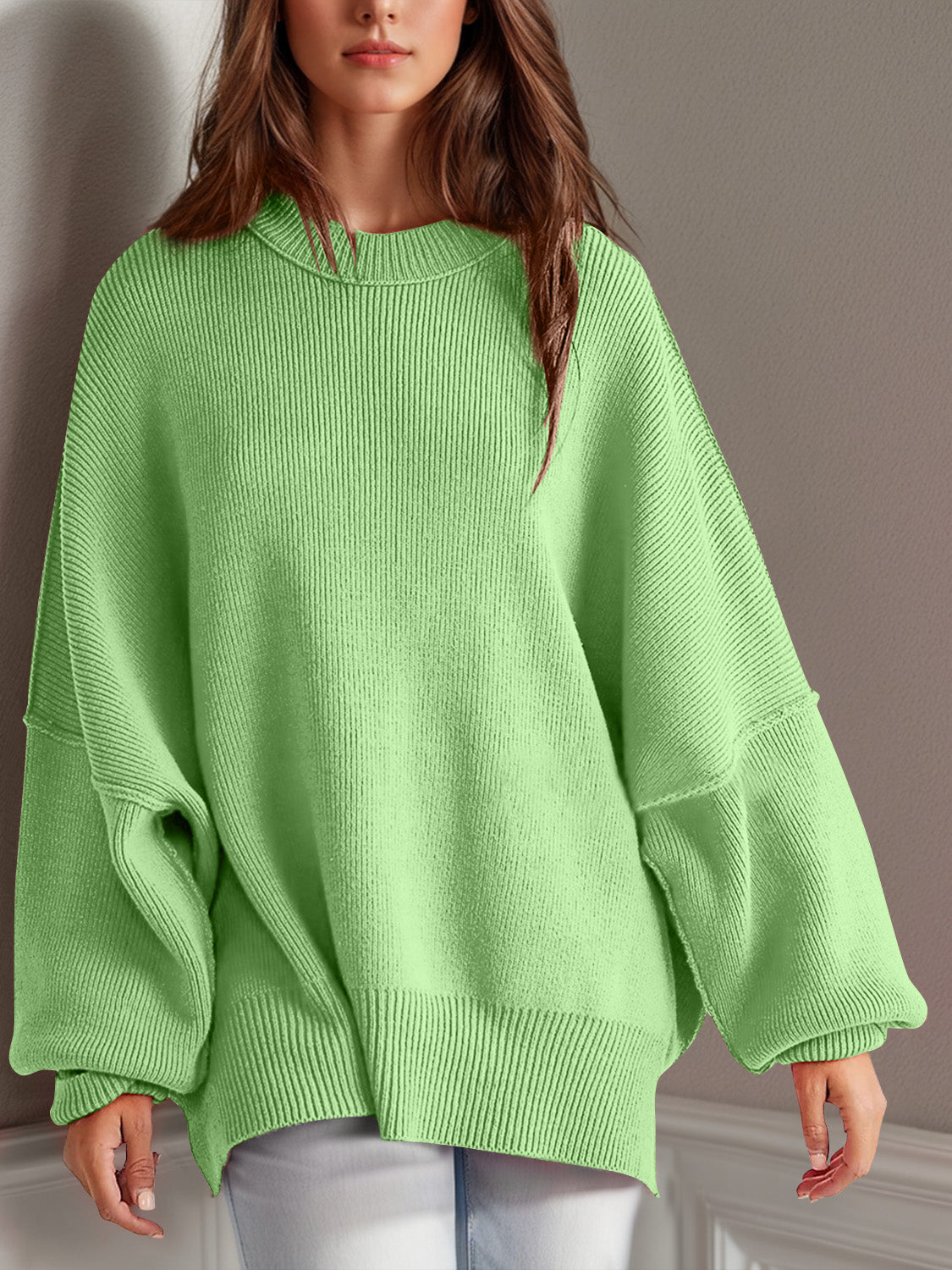 NL Side Slit Sweater