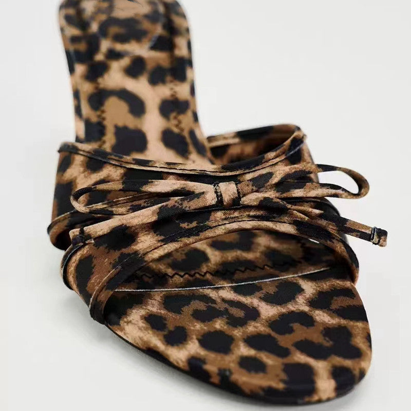 NL Leopard Kitten Heel