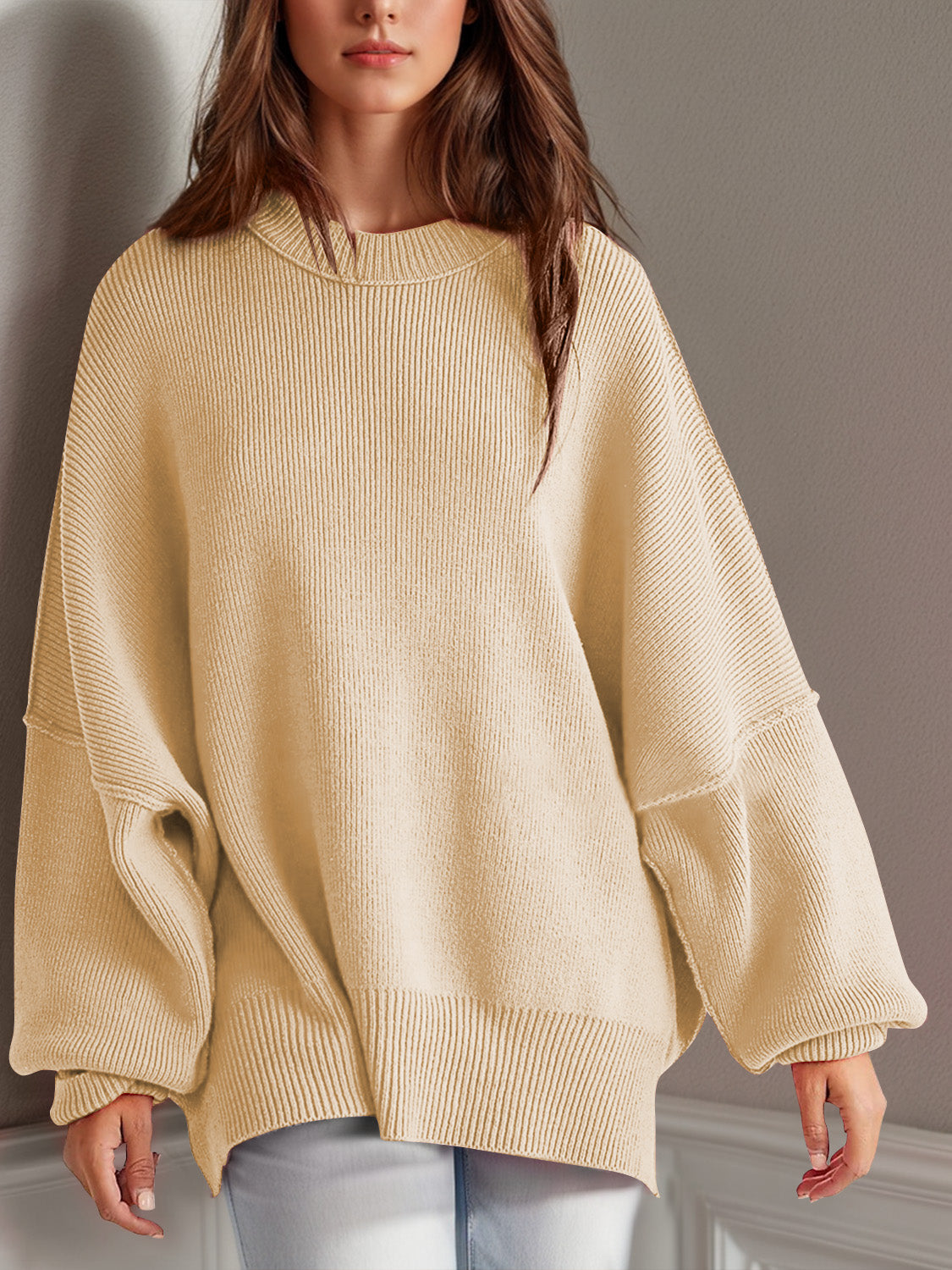 NL Side Slit Sweater