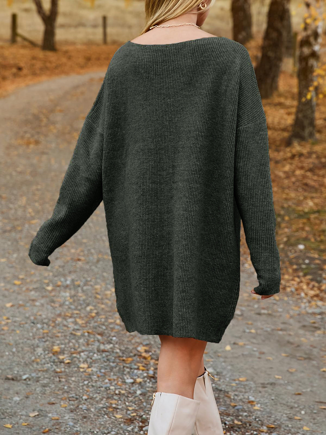 NL V-Sweater Dress