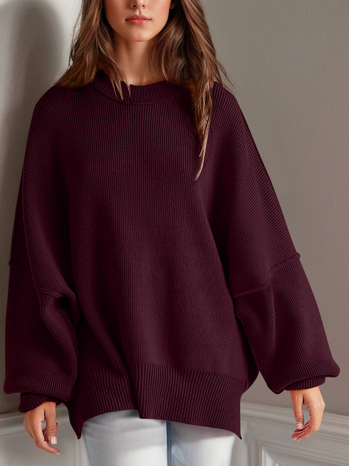 NL Side Slit Sweater