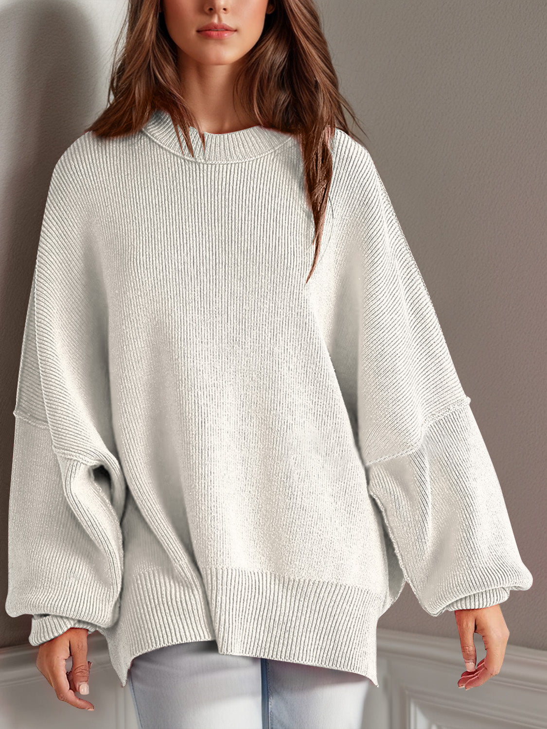 NL Side Slit Sweater