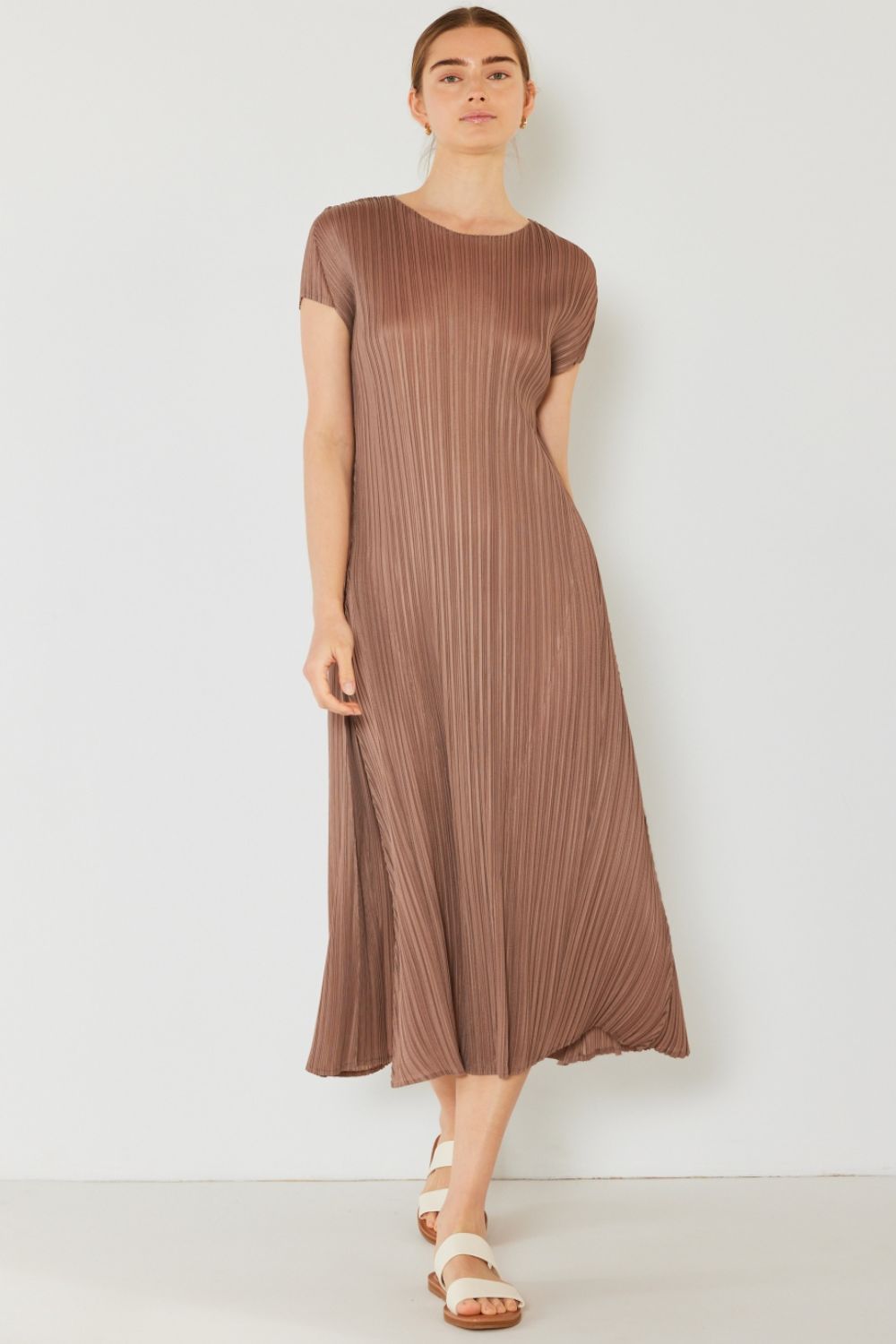 NL Pleated A-Line Dress