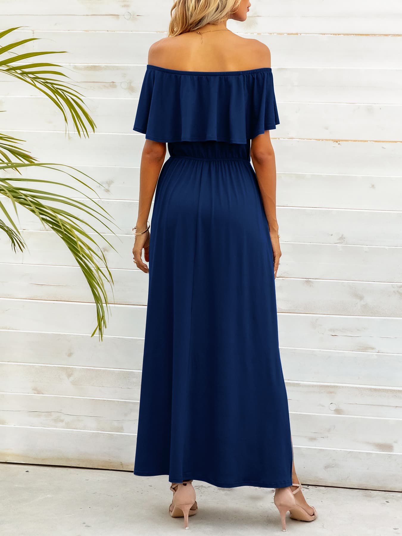 NL Off-Shoulder Maxi Dress