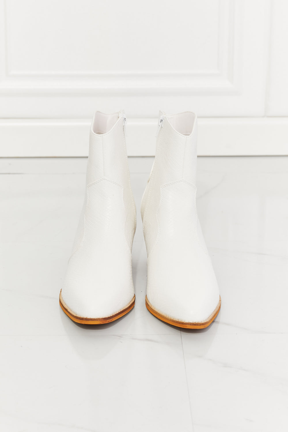 NL White Western Boots