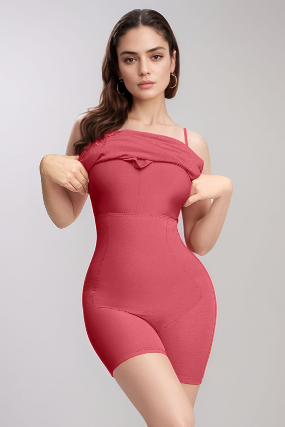 NL Spaghetti Shapewear Maxi Dress