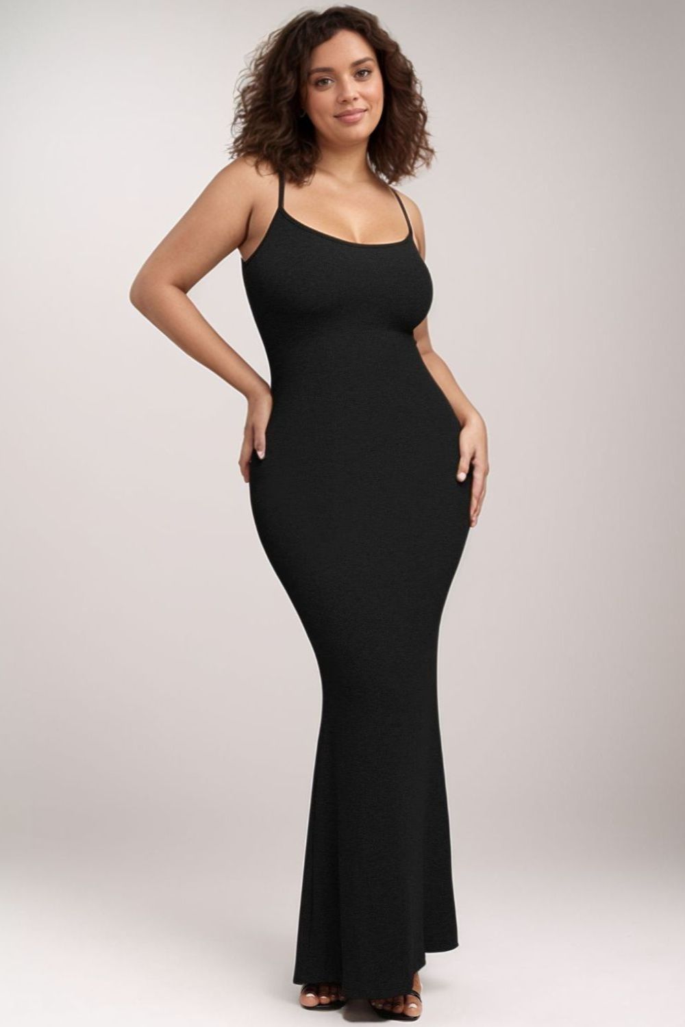 NL Spaghetti Shapewear Maxi Dress