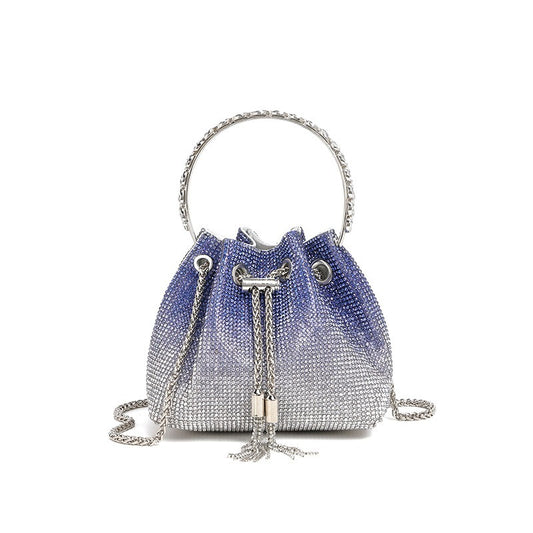 NL Rhinestone Bucket Bag