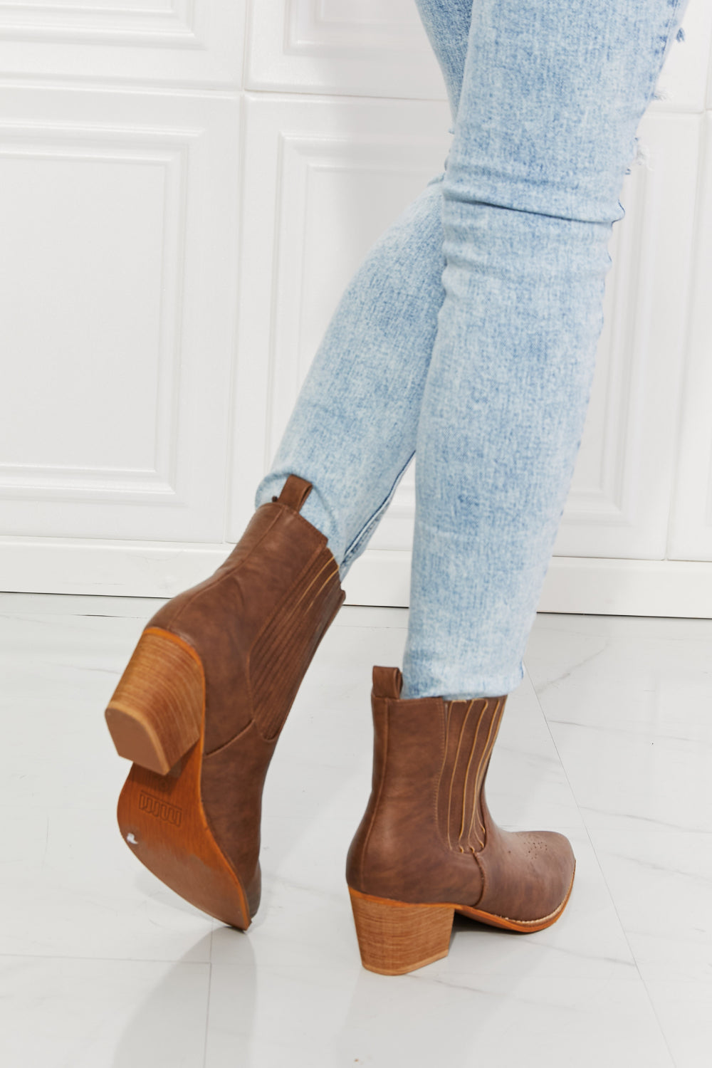 NL Stacked Heel Boot