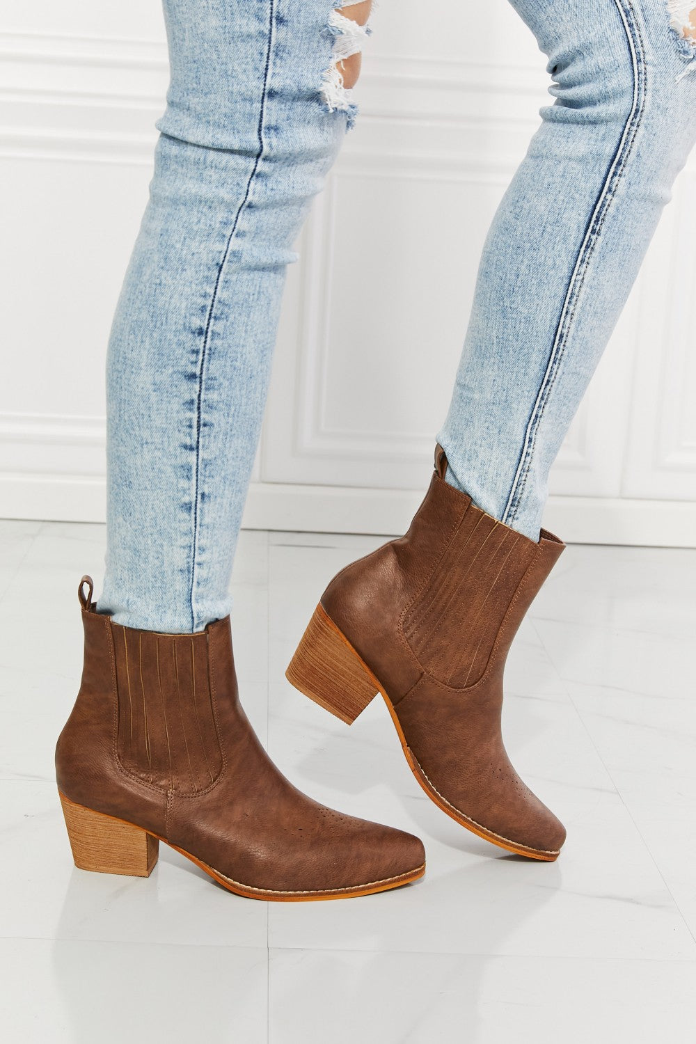 NL Stacked Heel Boot