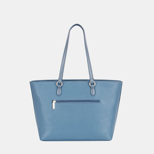 NL Solid Leather Tote Bag