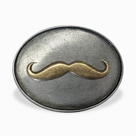 NL Moustache Belt Buckle