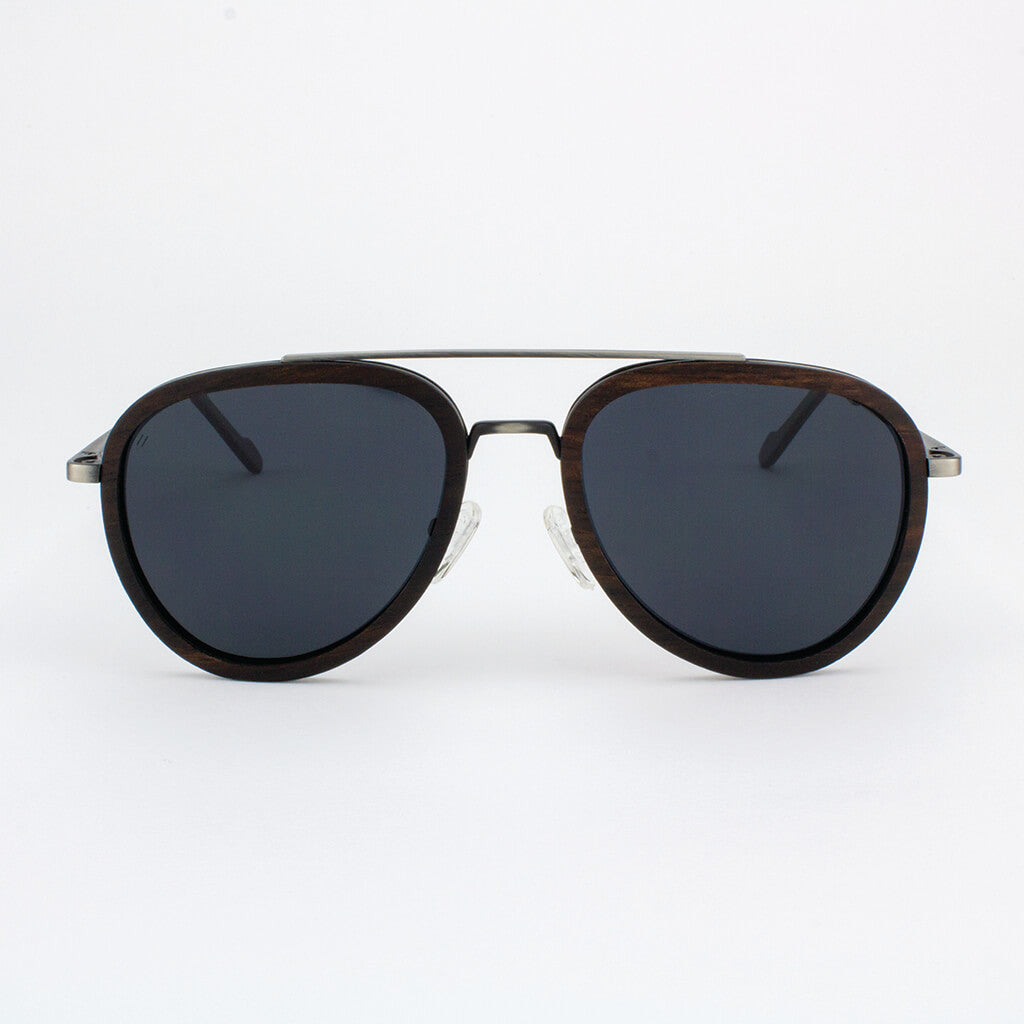 NL Metal & Wood Sunglasses