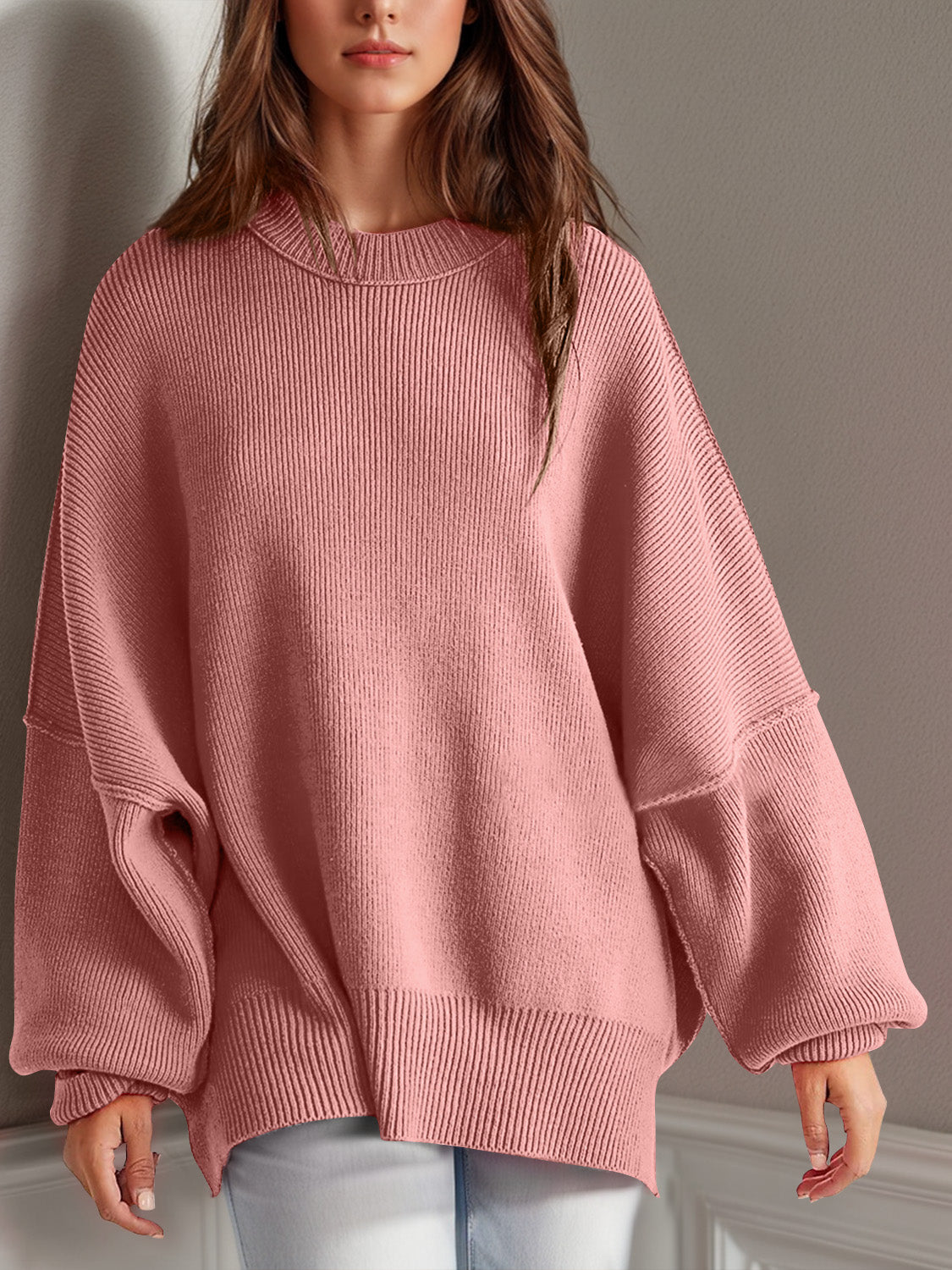 NL Side Slit Sweater