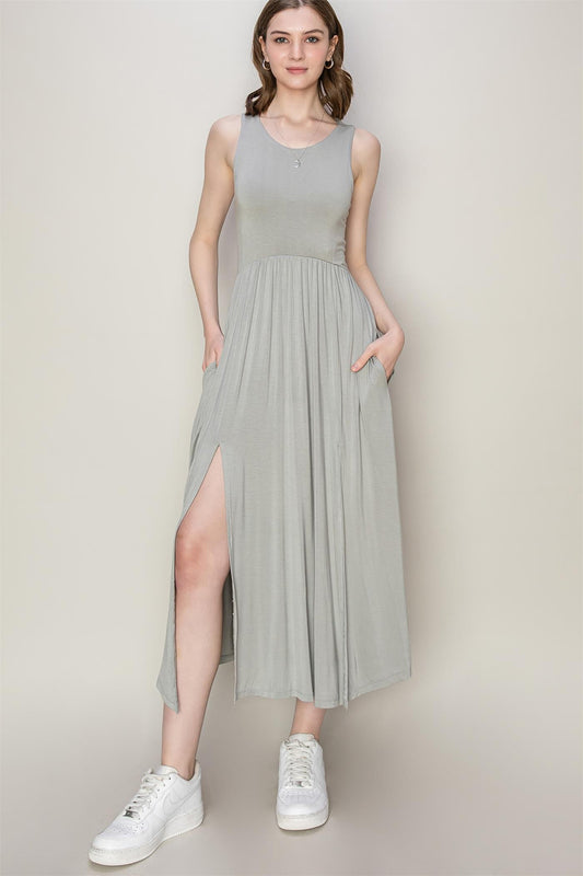 NL Slit Midi Dress