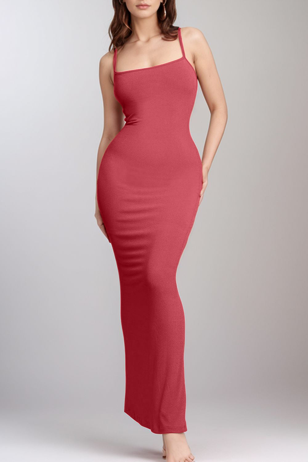 NL Spaghetti Shapewear Maxi Dress