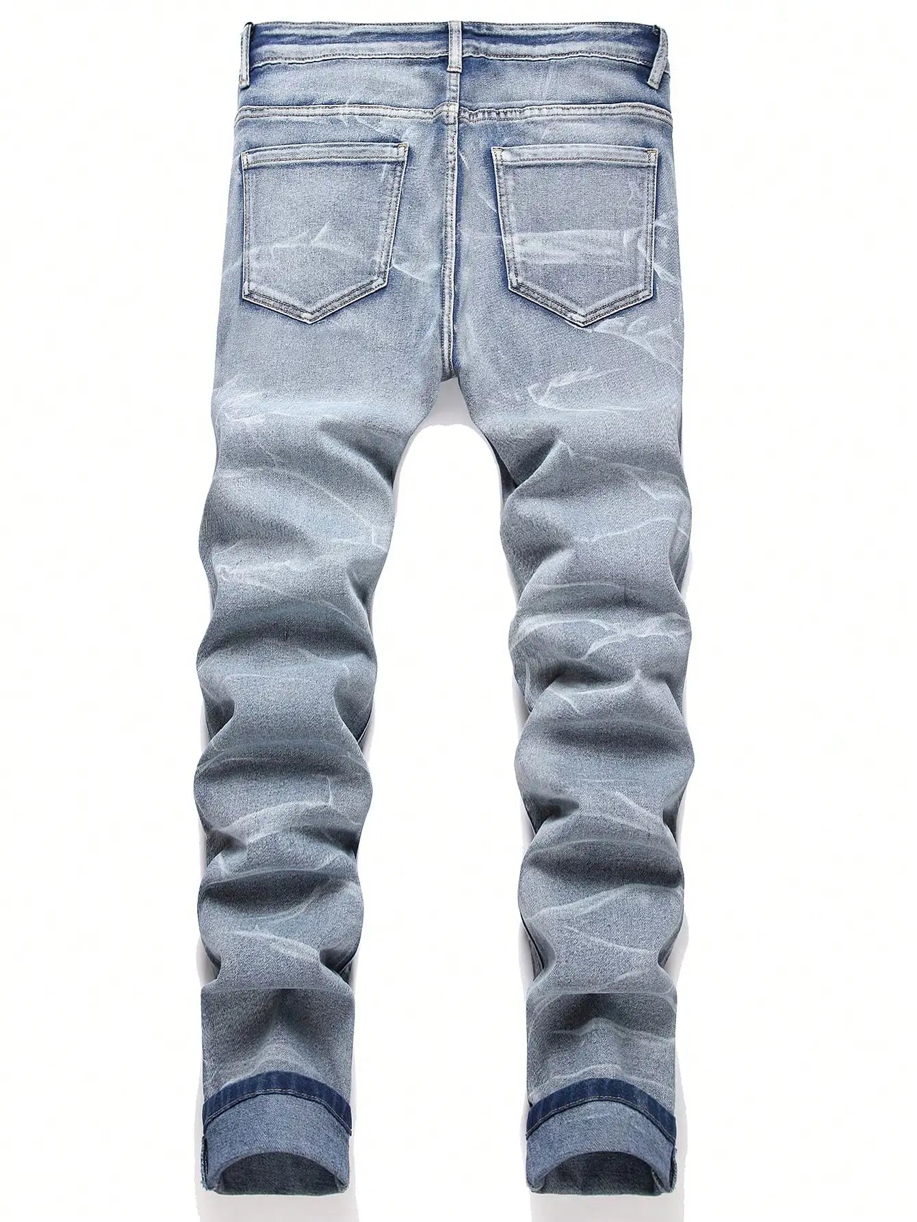 NL Patchwork Ripped Jeans