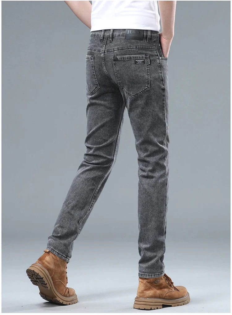 NL Mens Grey Denim Jean