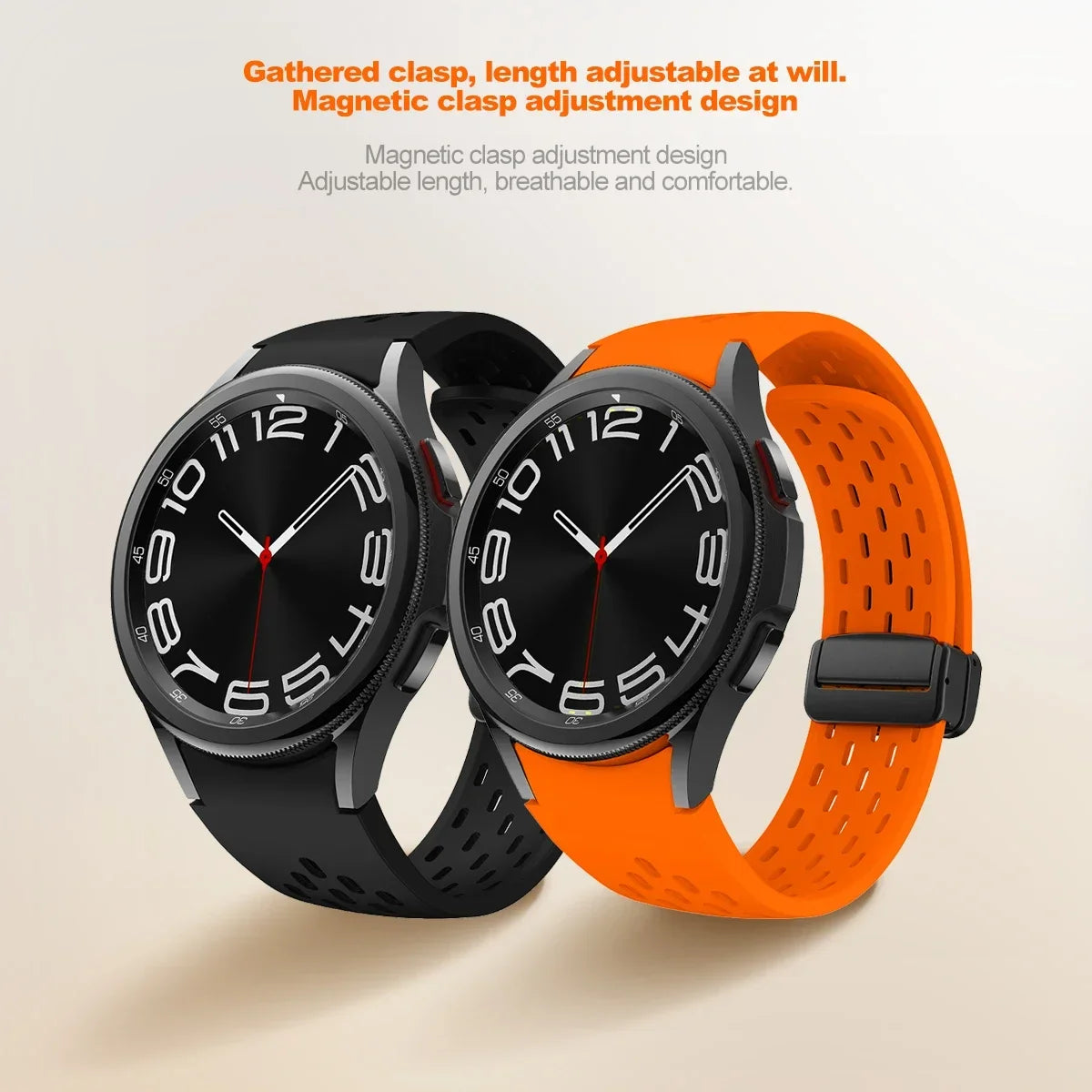 NL Magnetic Silicone Strap