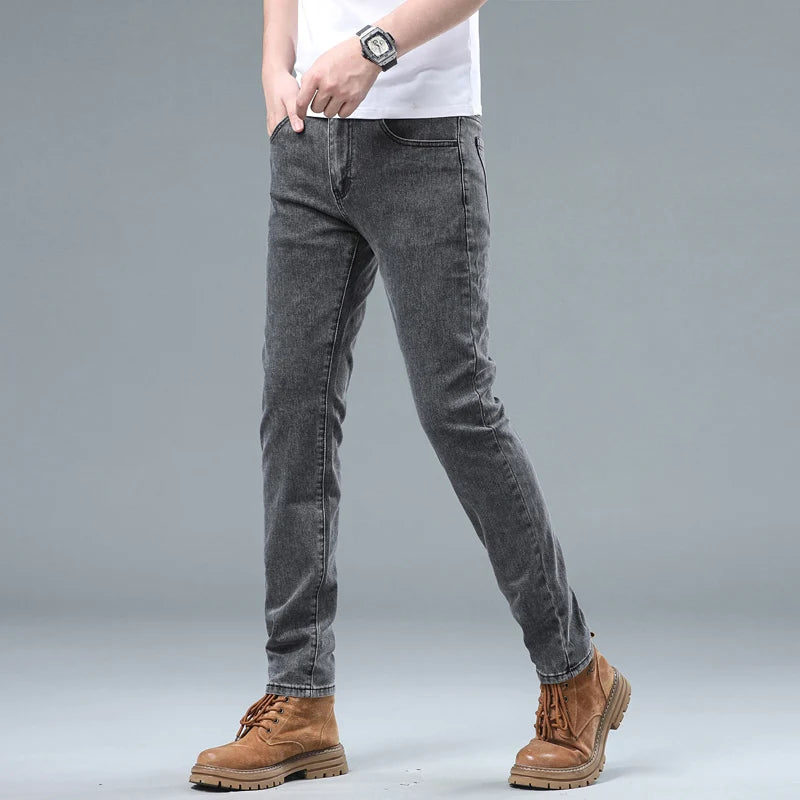 NL Mens Grey Denim Jean