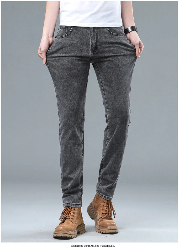 NL Mens Grey Denim Jean