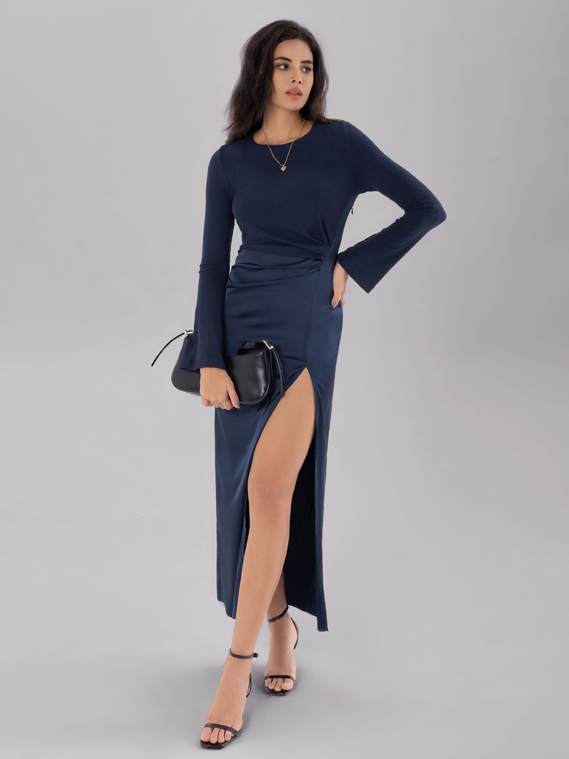 NL Split Midi Dress