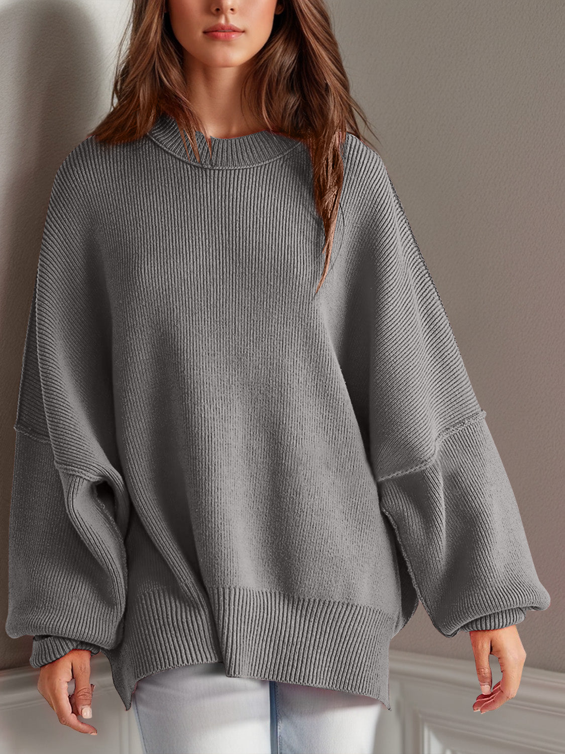 NL Side Slit Sweater