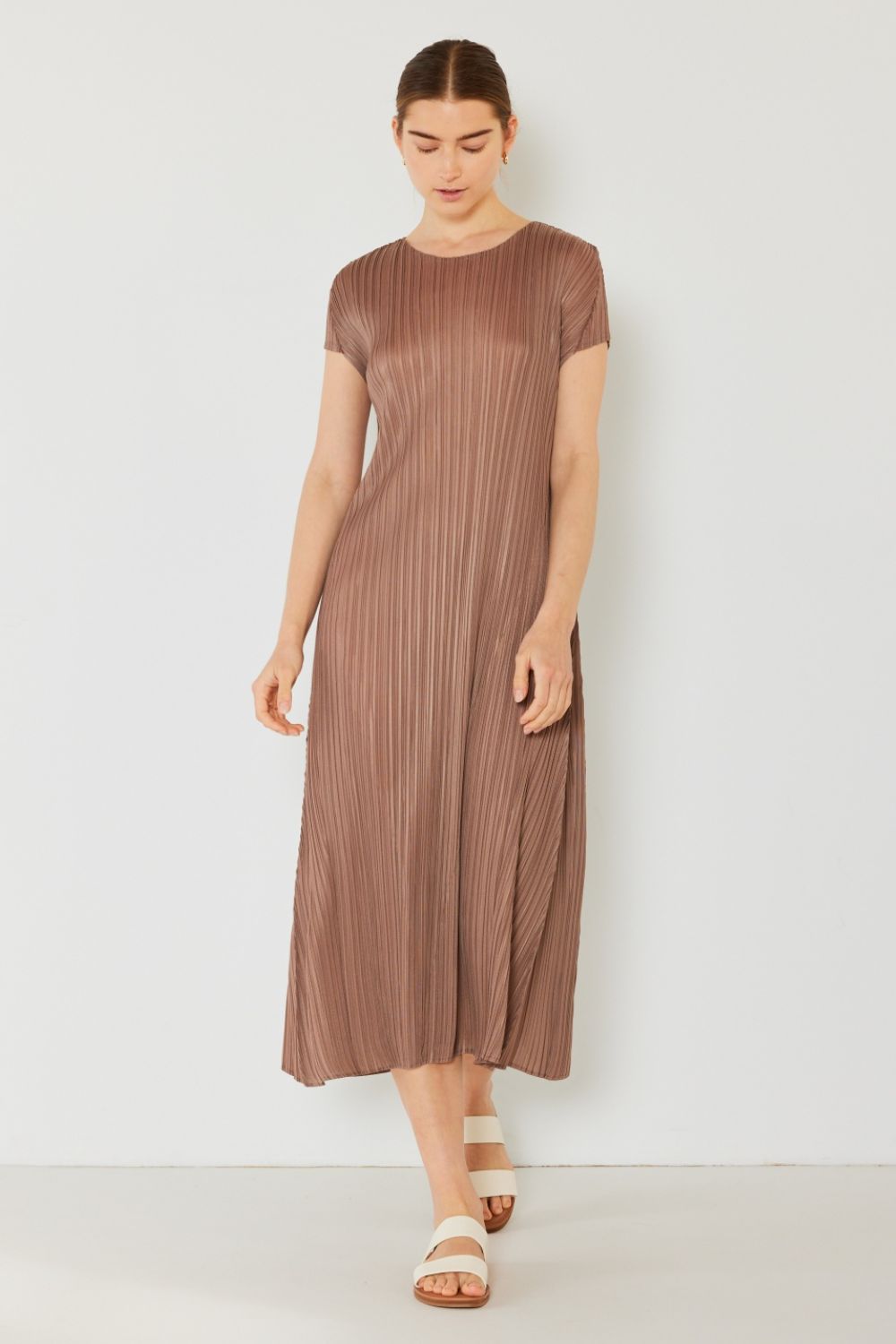 NL Pleated A-Line Dress