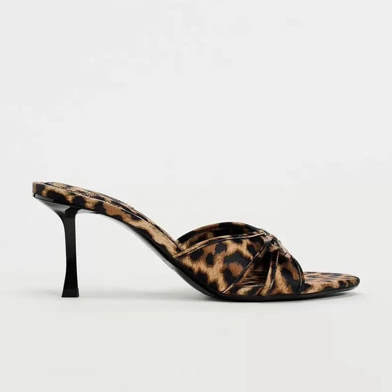 NL Leopard Kitten Heel