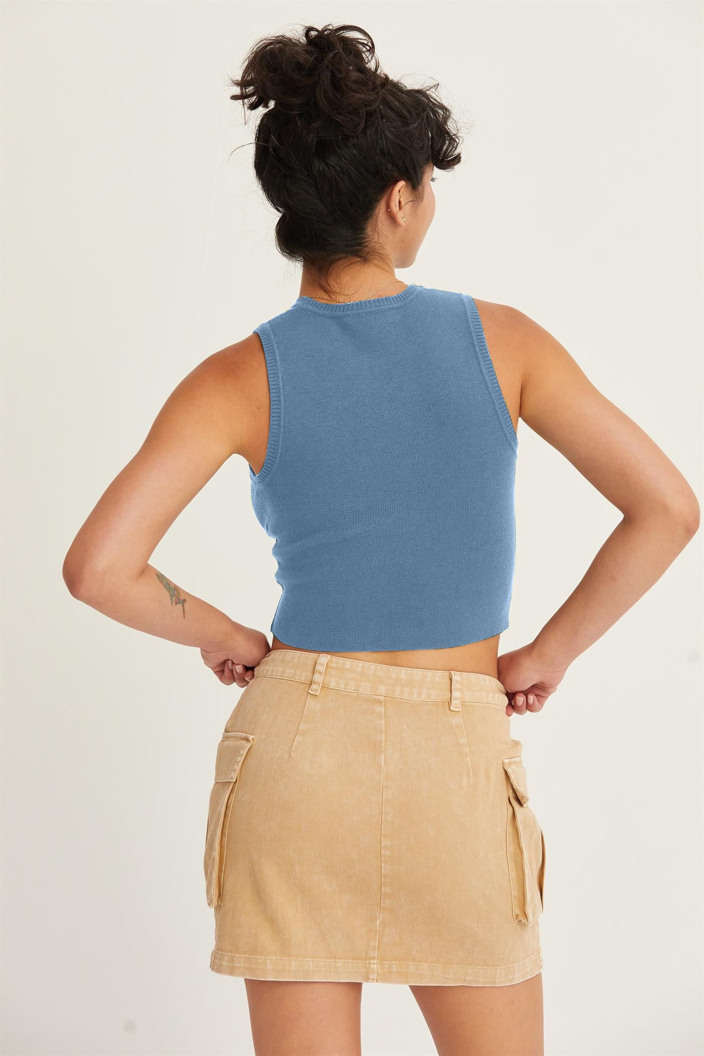 NL Ribbed Crop Tank