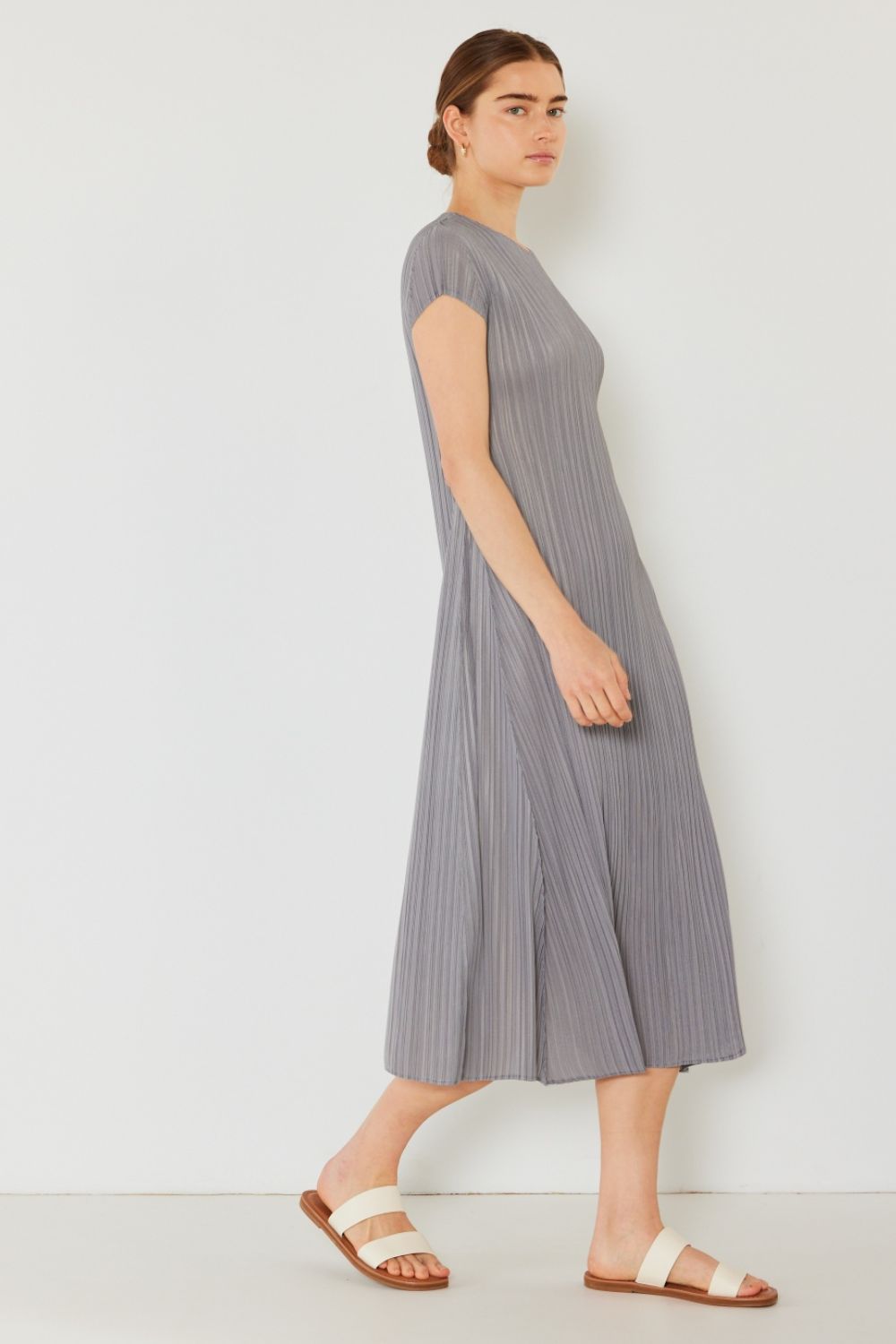 NL Pleated A-Line Dress