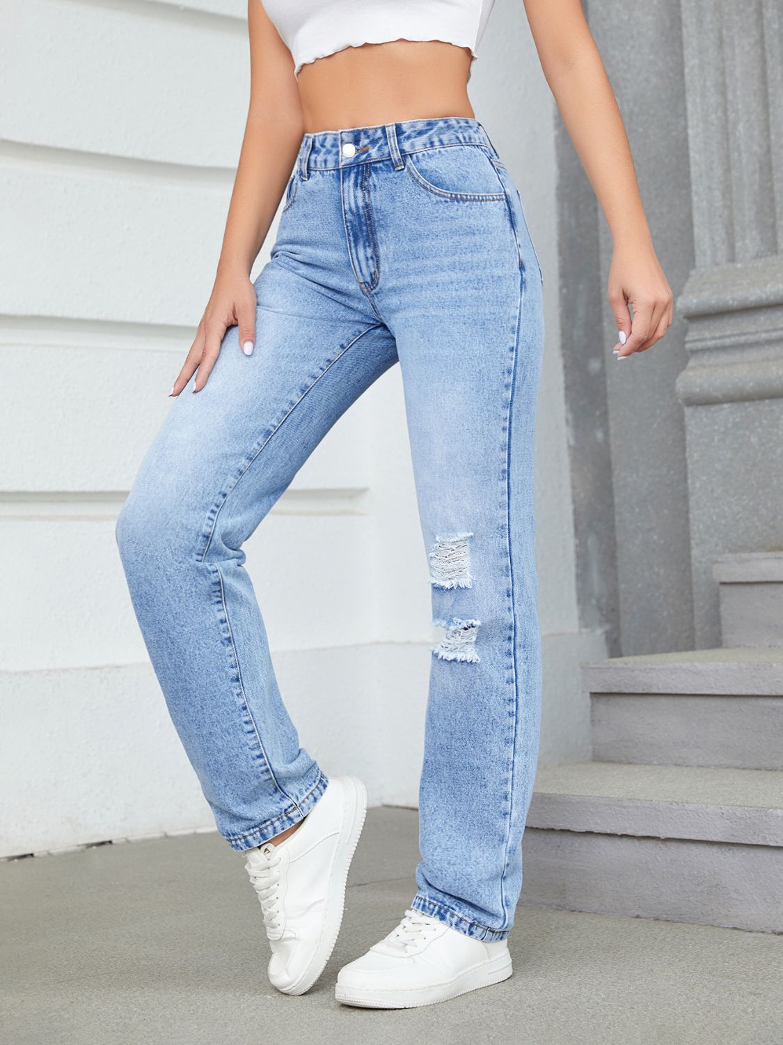 NL Distressed Jeans