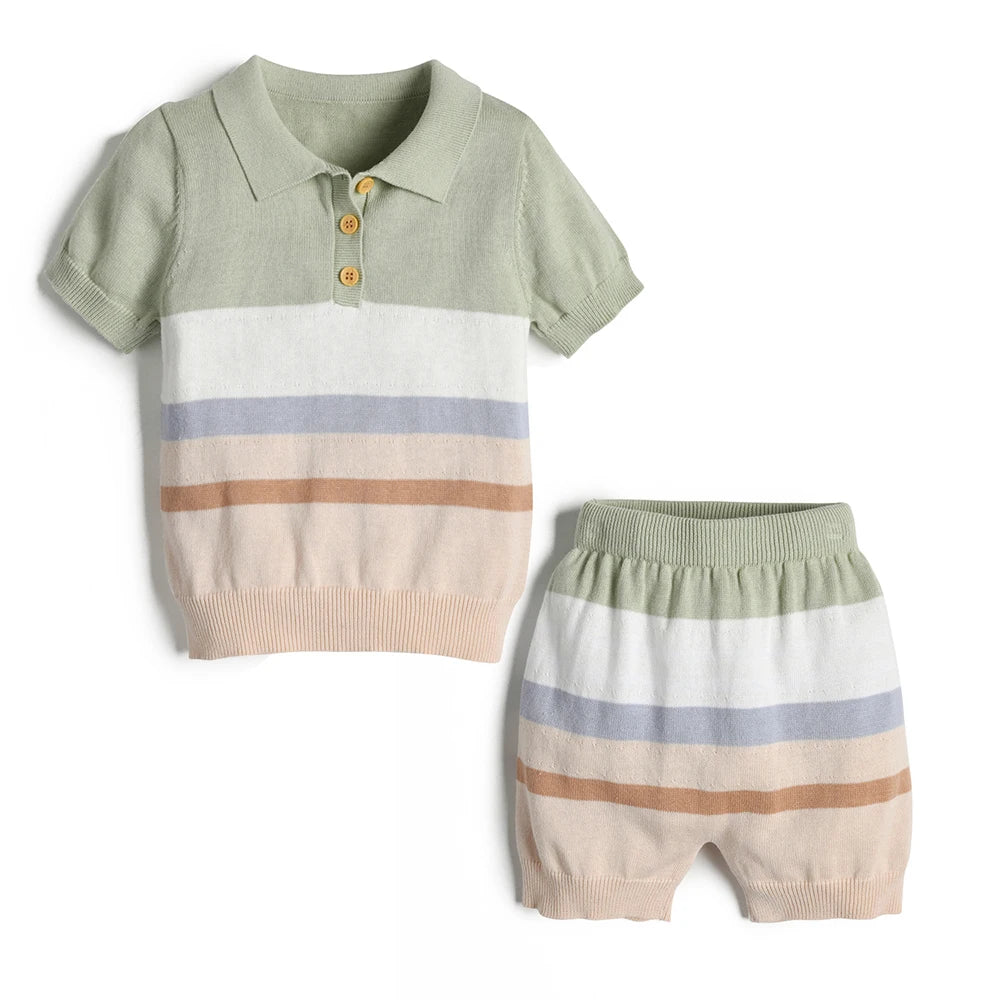 NL Pastel Olive Baby Ensemble