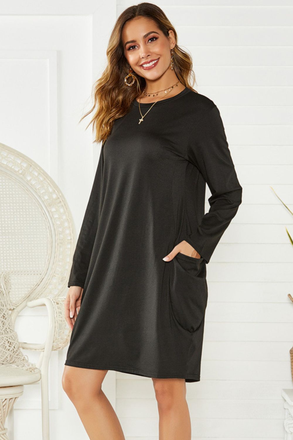 NL Round Neck Dress